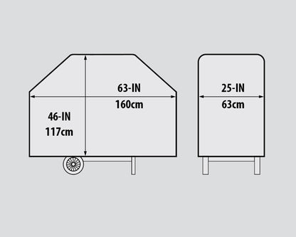 63" Premium Pvc Polyester Cover