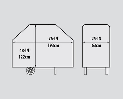 76" Premium Pvc Polyester Cover