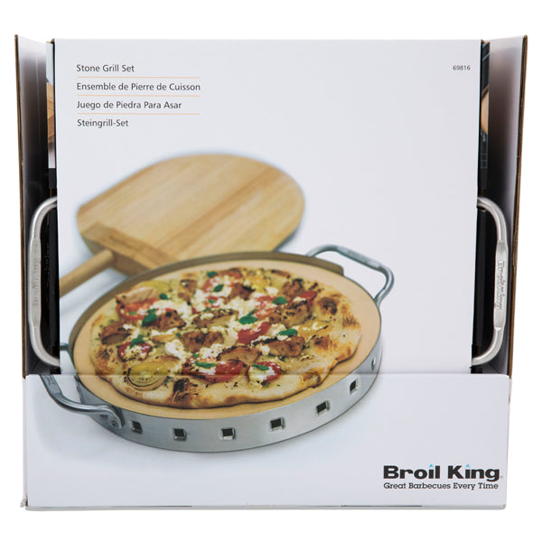 Pizzastein-Grill-Set